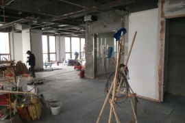 深圳裝修公司-康藍(lán)建設(shè)案例，走進(jìn)建活貿(mào)易裝修現(xiàn)場(chǎng)