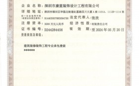 喜訊：康藍建設榮升建筑裝飾裝修工程專業(yè)承包壹級資質(zhì)！?